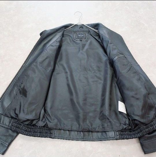 Vintage Military A-2 短丈 y2k 黒 L ラムレザー 本革 A2 レザー