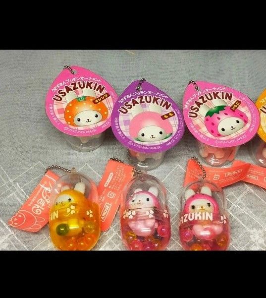 お値下げ ハローキティ 天ぷら子猫 チャーム ＆ うさずきん カプセル