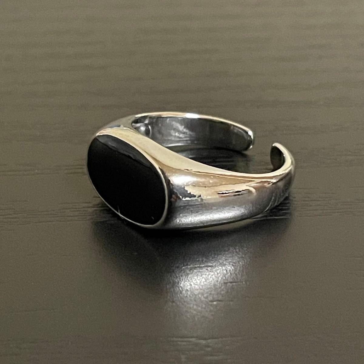 メンズリング シルバー925刻印 オニキスデザイン メキシカン