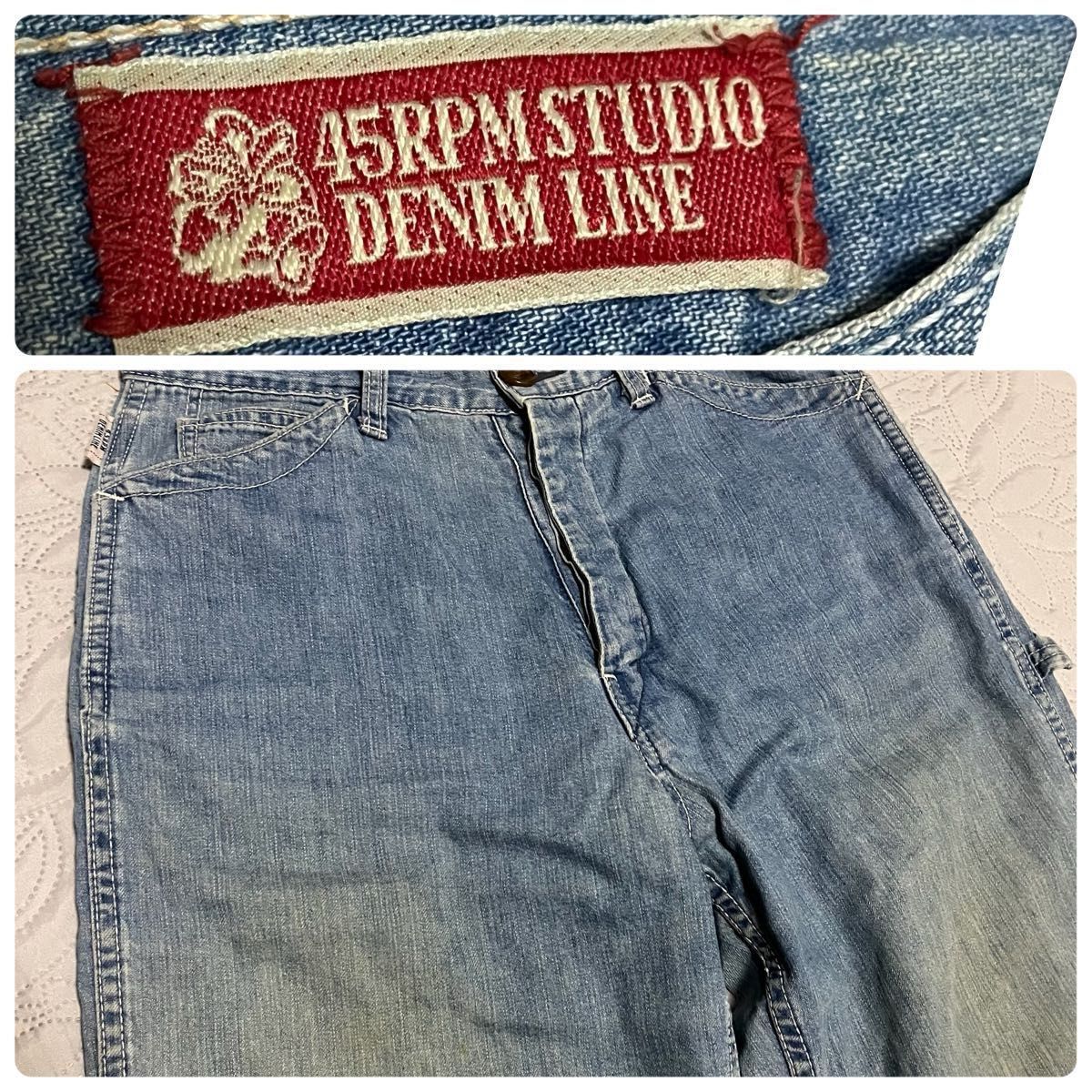 45RPM STUDIO DENIM LINE 日本製 Sサイズ 傷や汚れあり｜Yahoo!フリマ