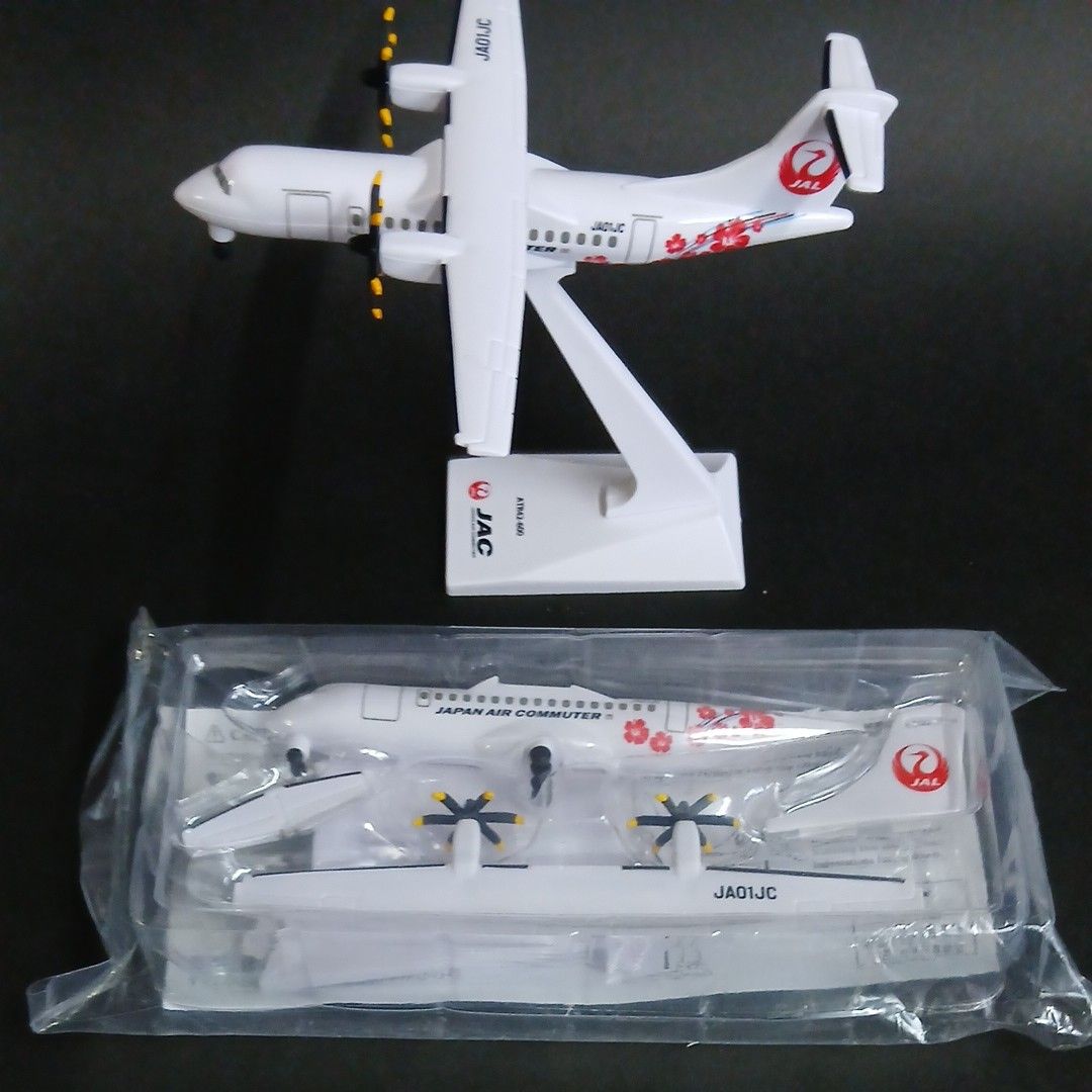 JAL JACプレーンモデル ATR 42-600 1号機 2号機 未使用新品 JAL JAC
