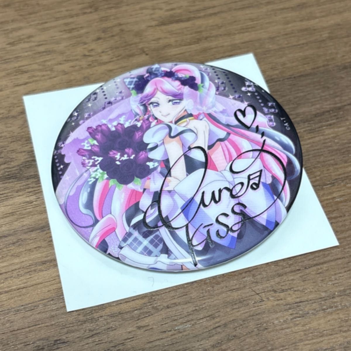 キミとアイドルプリキュア キミプリ感謝祭 キュアキッス 缶バッジ