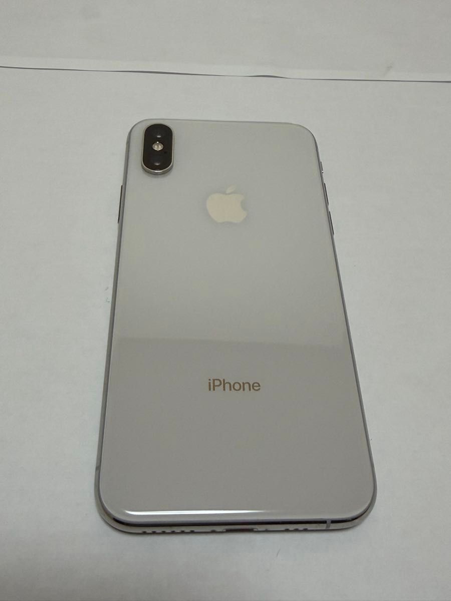 iPhone XS 256GB シルバー SIMフリー 本体 ガラスフィルム､元箱､新品未