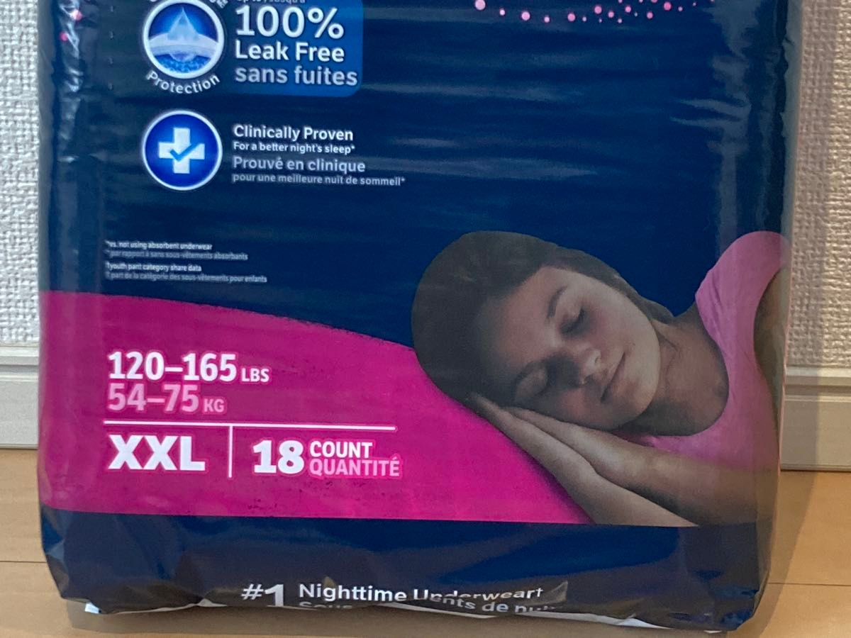 GoodNites 紙おむつ XXL 18枚入 女の子用｜Yahoo!フリマ（旧PayPayフリマ）