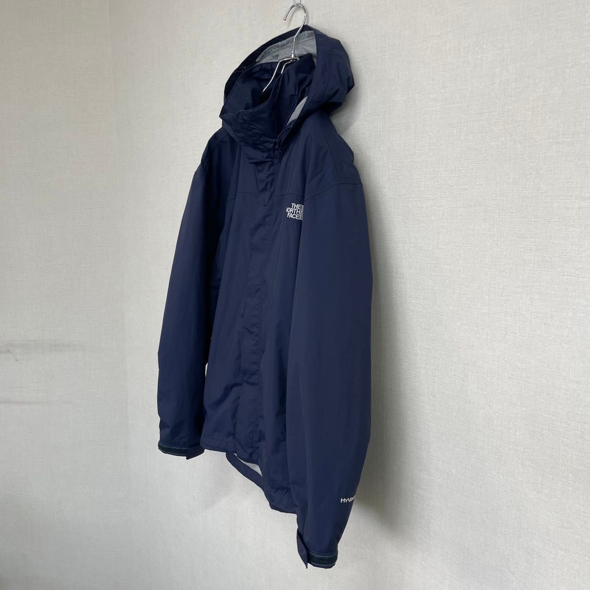 美品 THE NORTH FACE HyVENT マウンテンパーカー メンズL ネイビー