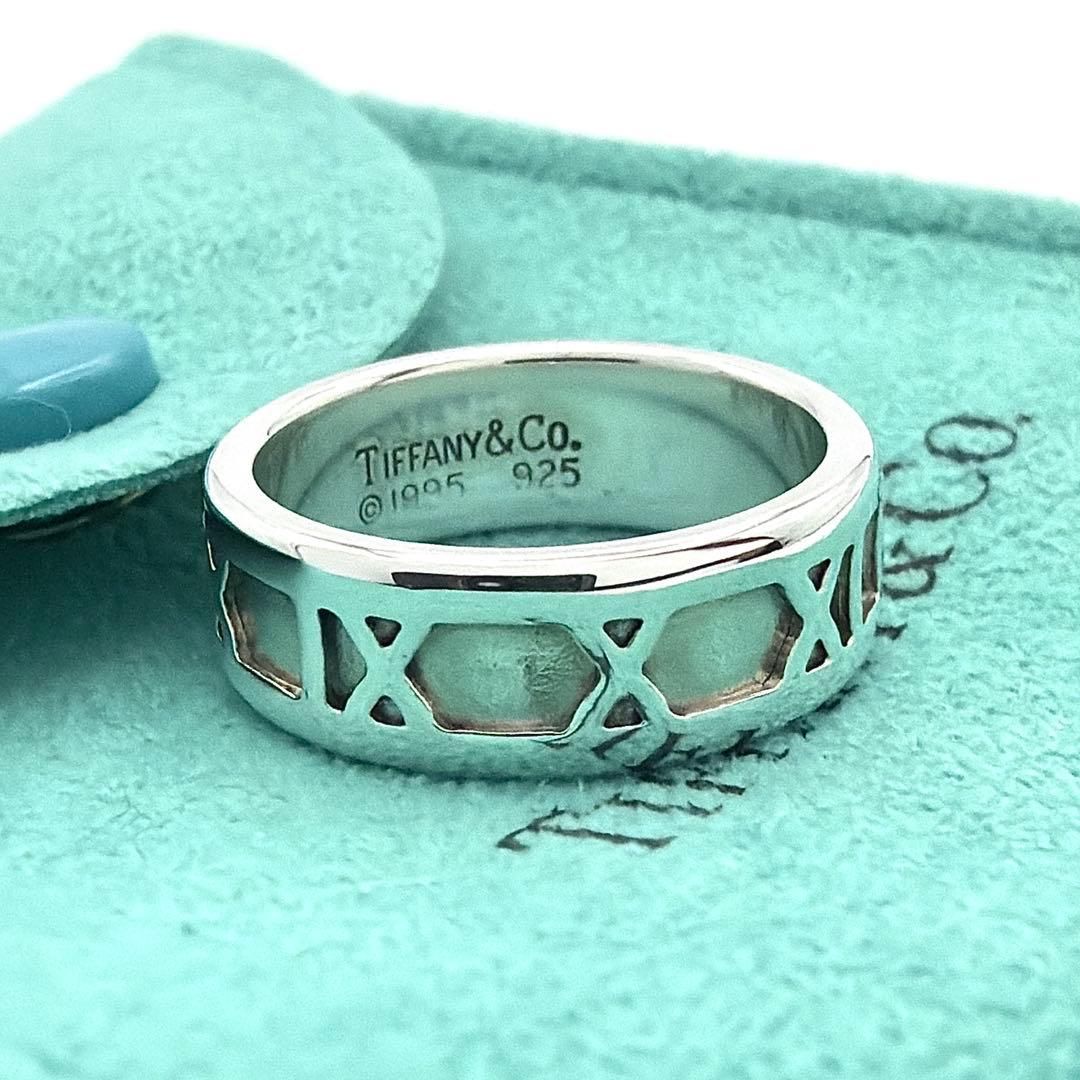 極美品 鏡面仕上げ TIFFANY&Co ティファニー アトラス リング 9号