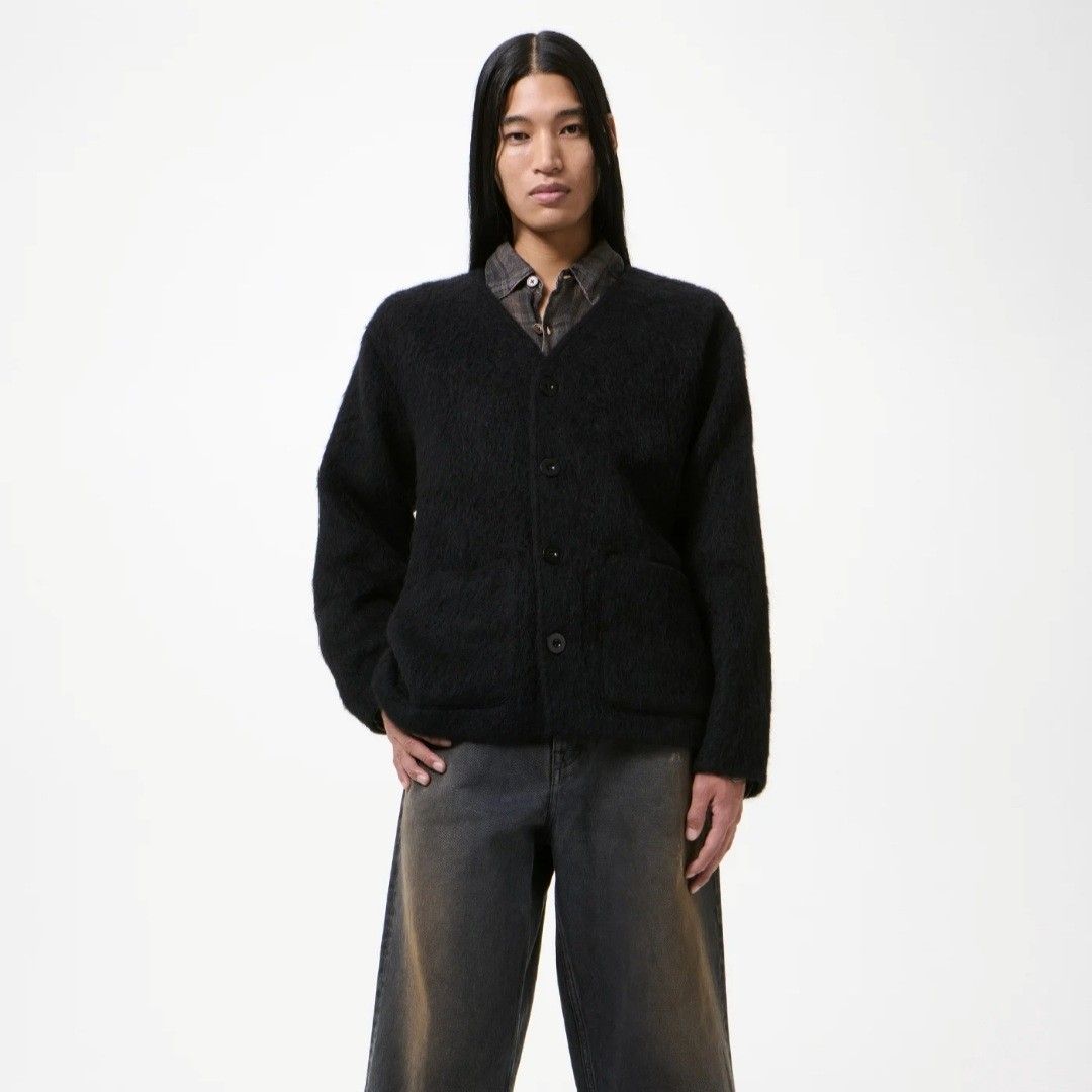 OUR LEGACY CARDIGAN 44 モヘア カーディガン ブラック ブラック