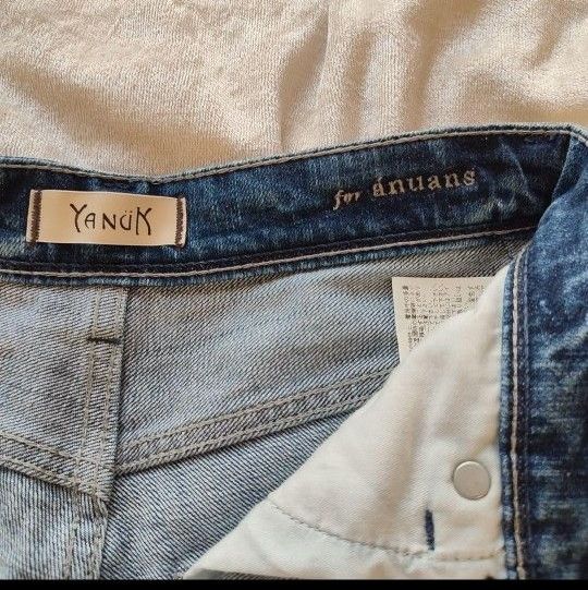 美品]YANUK アニュアンス Pintuck Straight デニム24｜Yahoo!フリマ