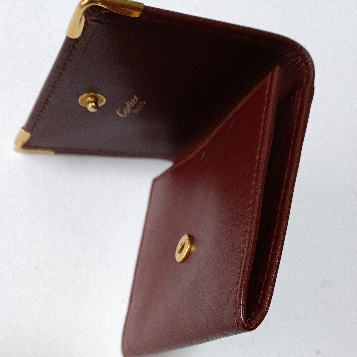Cartier カルティエ マストライン コインケース ボルドー 小銭入れ