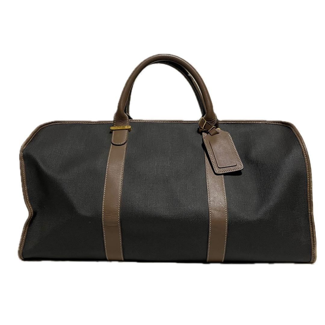 dunhill ボストンバッグ 旅行 ダークグレー PVC ダンヒル C67 出張