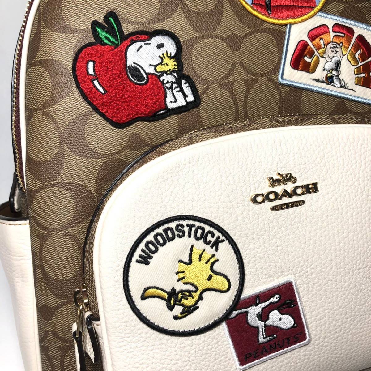 新品】COACH PEANUTS コーチ スヌーピー コラボ コート バックパック