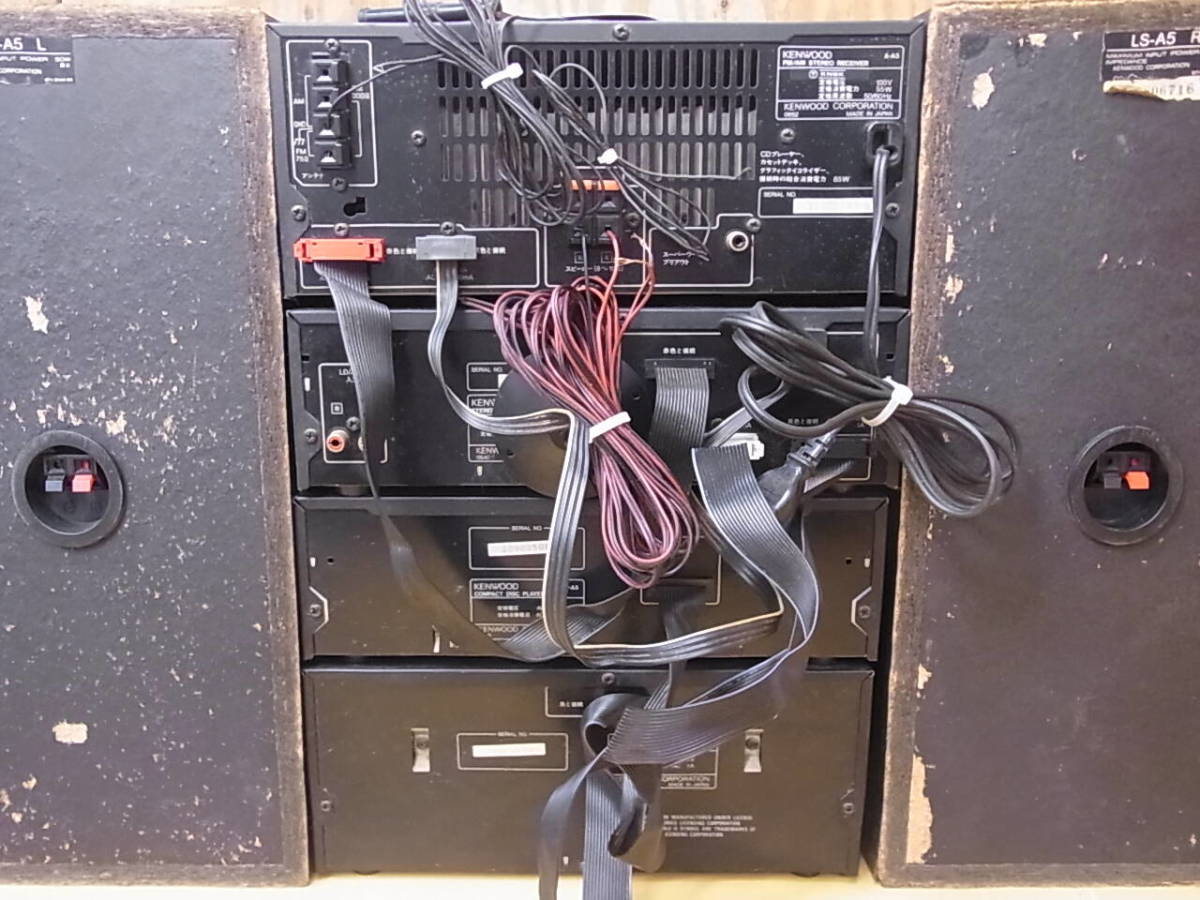 Yahoo!オークション - S/627 ケンウッド KENWOOD CD/カセット システ