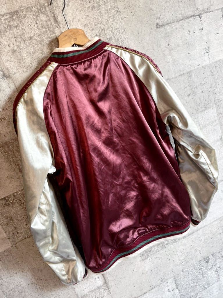 希少 STUSSY SKULL & SNAKE SOUVENIR JACKET ステューシー スカル