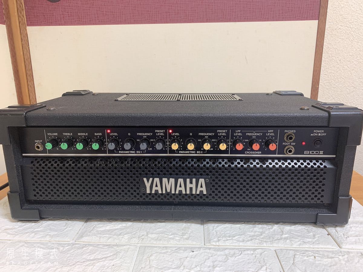 Yahoo!オークション - YAMAHA B100III 動作品 ヤマハ ベースアンプ ヘ