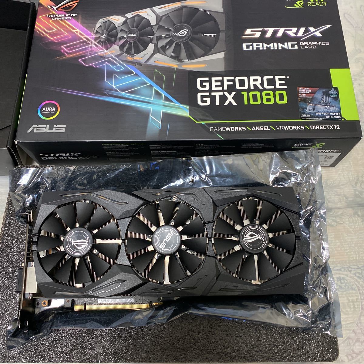 Yahoo!オークション - ASUS STRIX-GTX1080-A8G-GAMING中古動作品