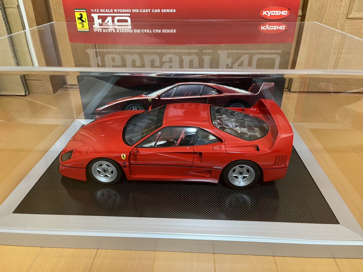 Yahoo!オークション - 1/12 京商 フェラーリ F40 レッド ダイキャスト