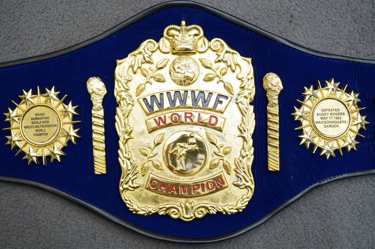 Yahoo!オークション - WWWF 世界ヘビー級 チャンピオンベルト レプリカ