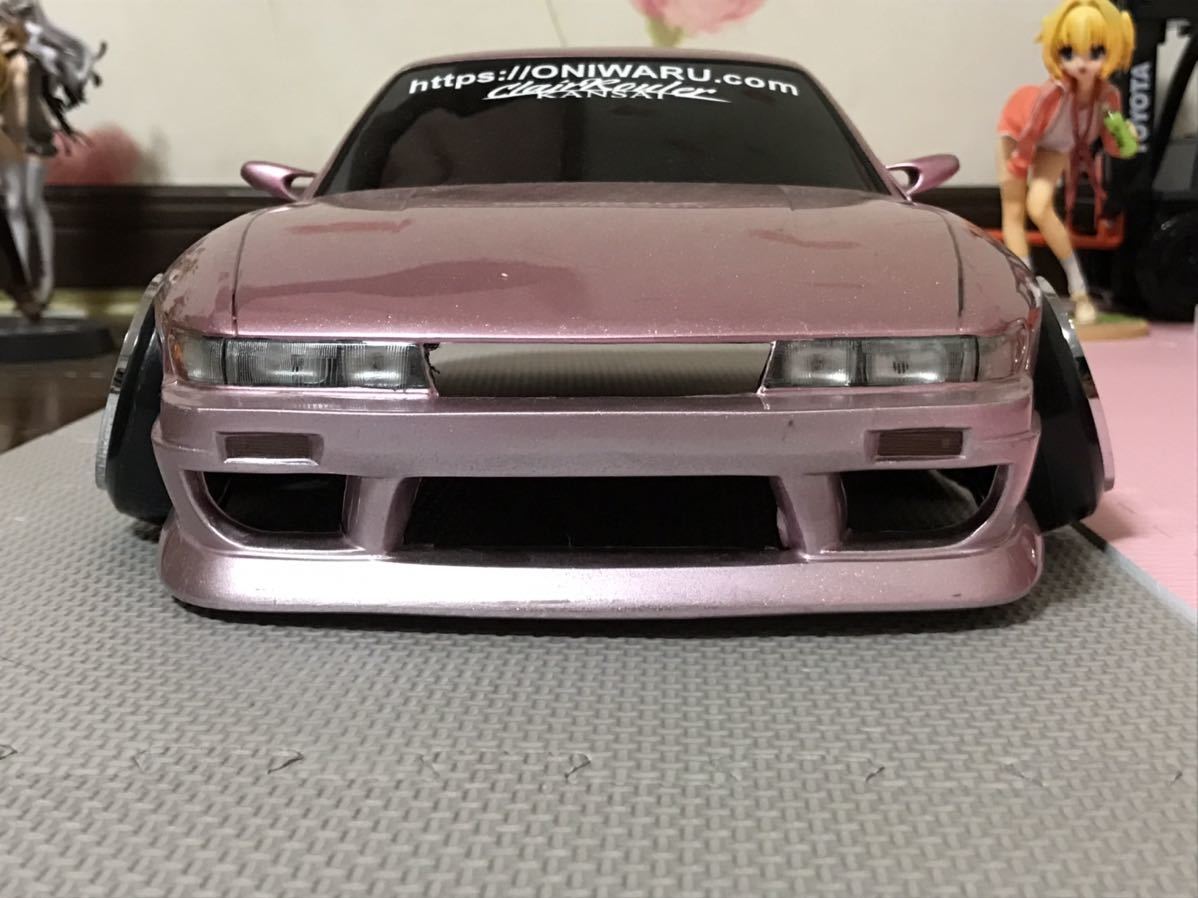 送料無料 1/10 日産 シルビア S13 ラジコン ボディ ドリフト d-like