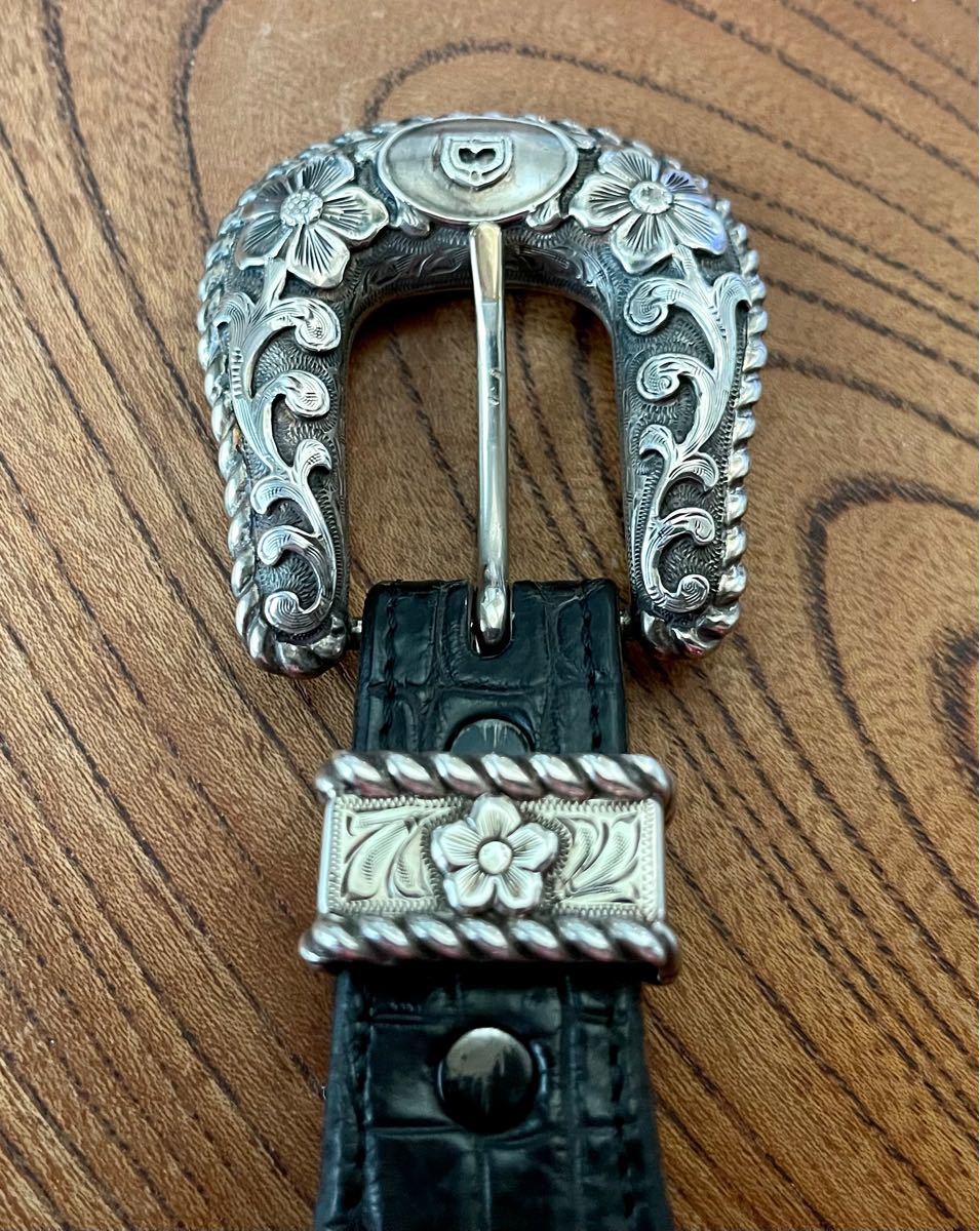 週末限定特別価格 EDWARD H BOHLIN Ranger Buckle Sets GCB｜Yahoo