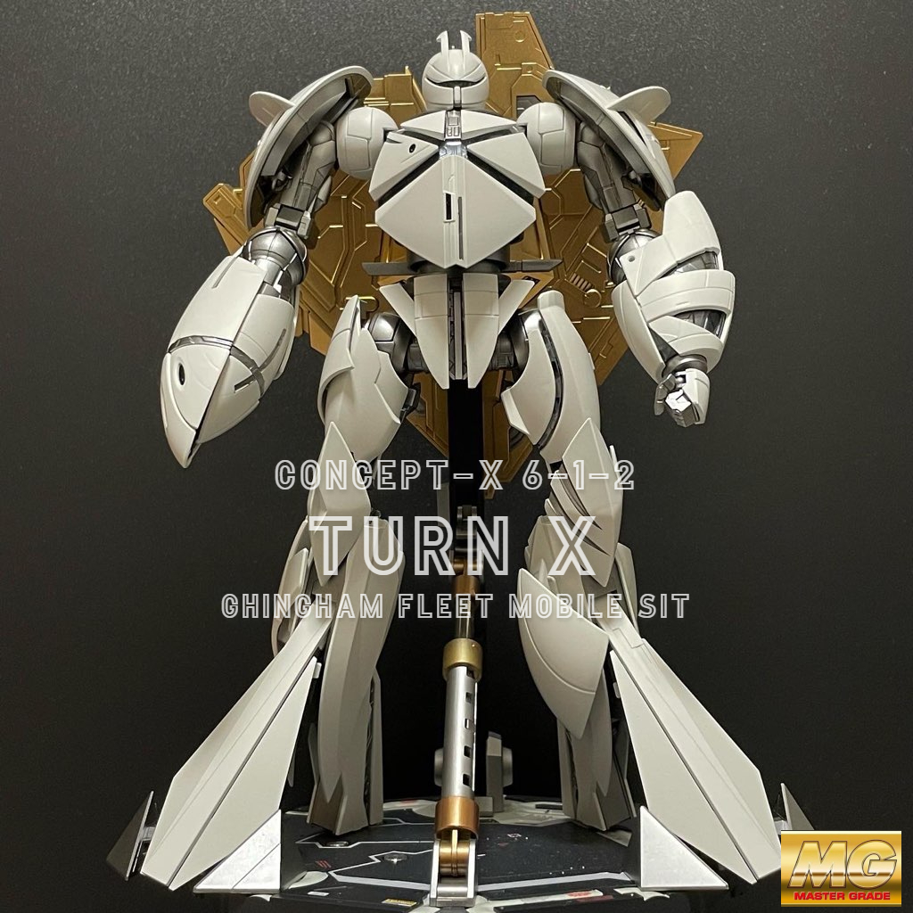 Yahoo!オークション - MG 1/100 ターンX（全塗装完成品）