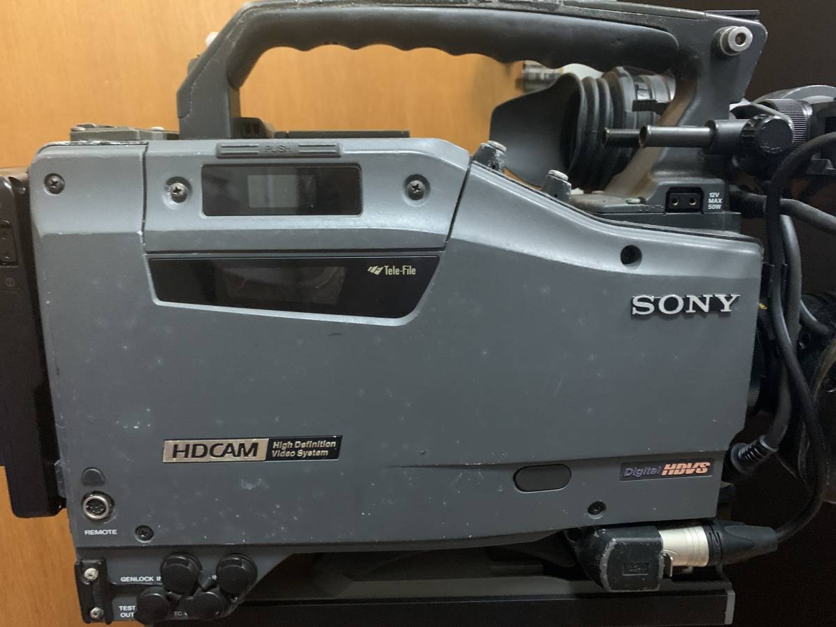 Yahoo!オークション - ソニー SONY HDW-750 HDCAM 放送業務用カメラ ビ