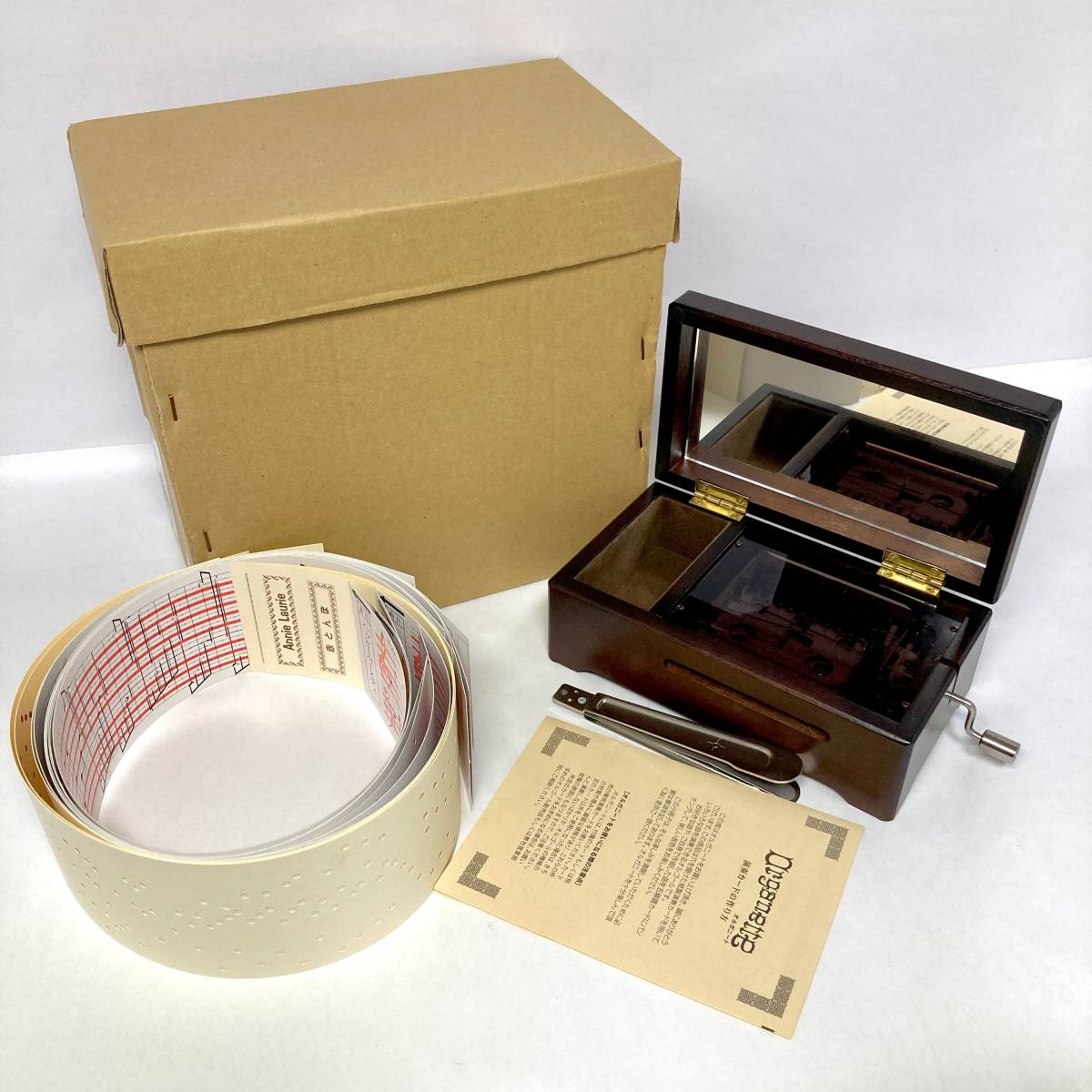 即決 送料無料 オルガニート 20 シート式 手回しオルゴール SANKYO