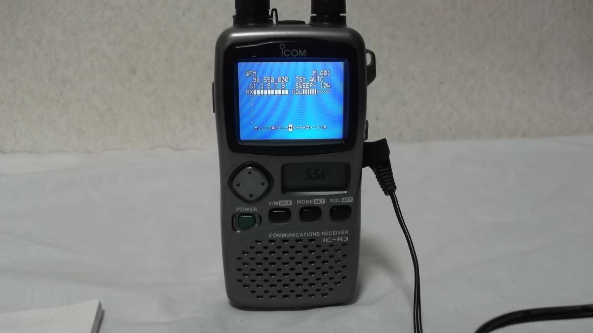 iCOM IC-R3 コミュニケーション受信機 Yahoo!オークション - icom IC
