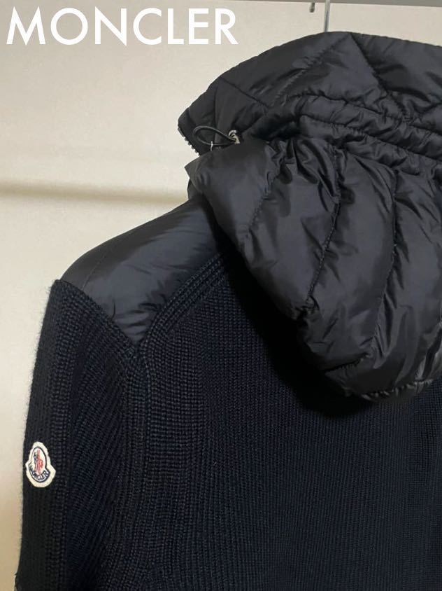 モンクレール MONCLER ハイブリッドダウンニット size M 美品 ジャパン