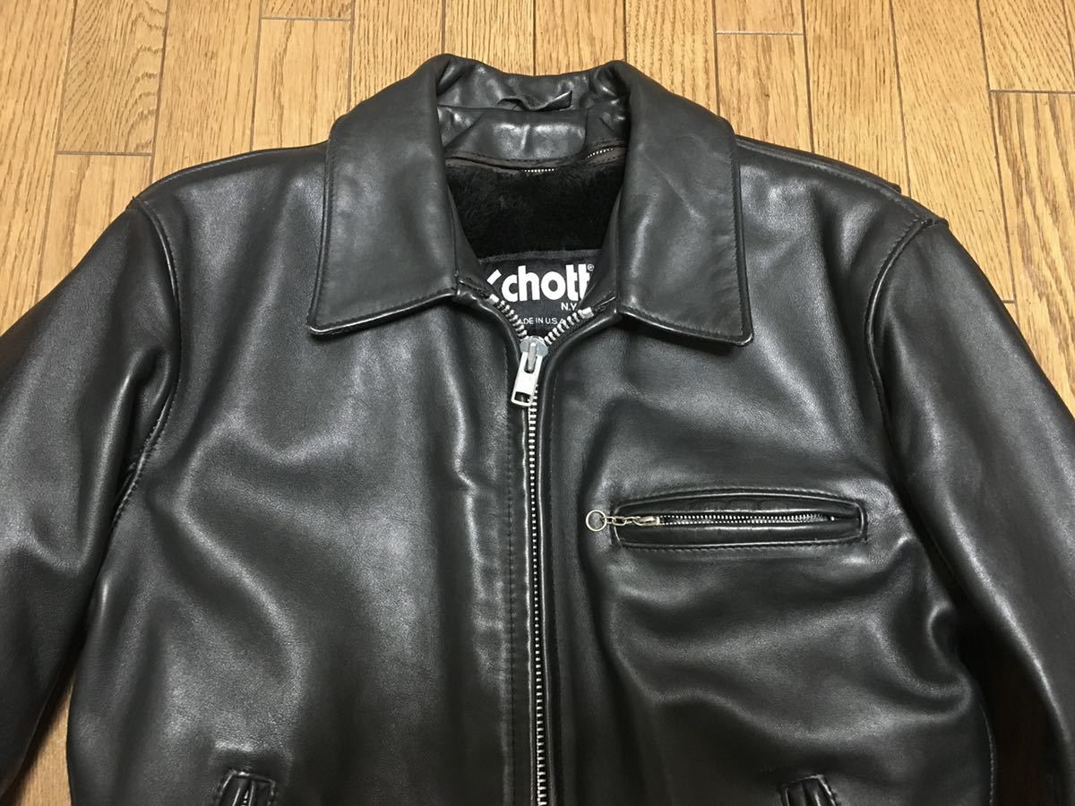 Schottショット シングルライダース ジャケット642 インナーベスト付属