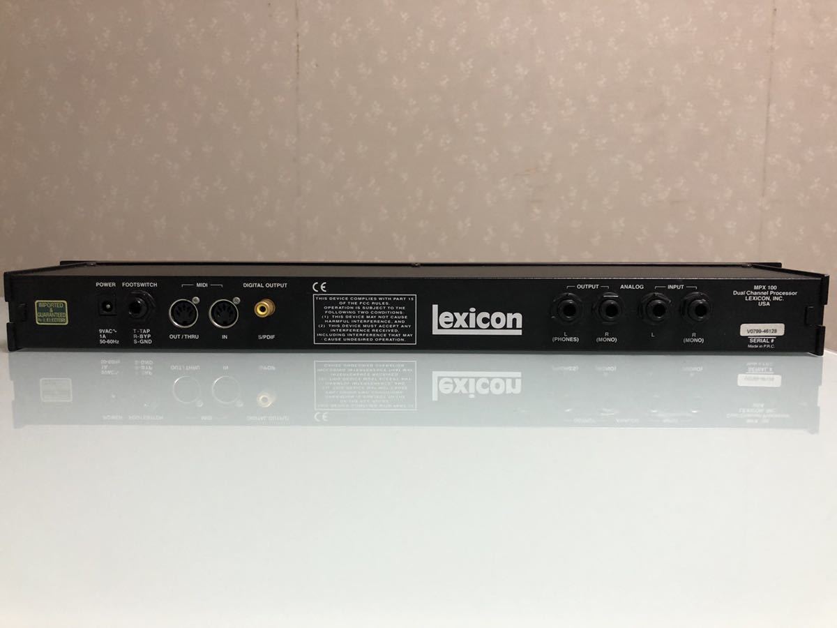 Lexicon MPX100 レキシコン 動作確認済み ACアダプタ付き｜Yahoo