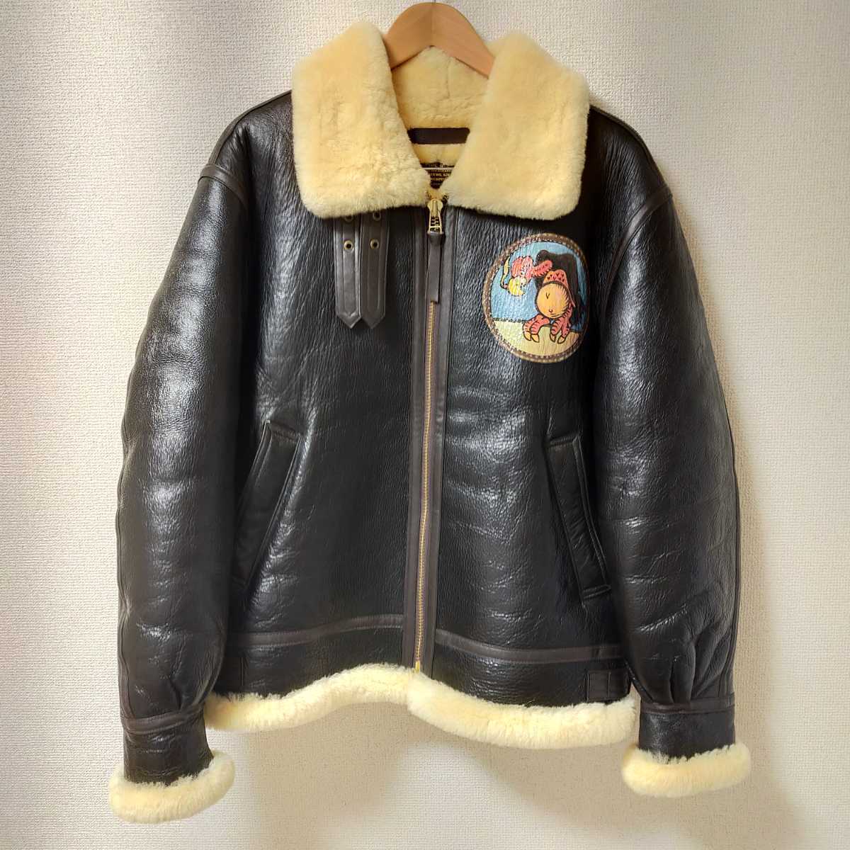 MORGAN MEMPHIS BELLE モーガン ムートン フライトジャケット B-3