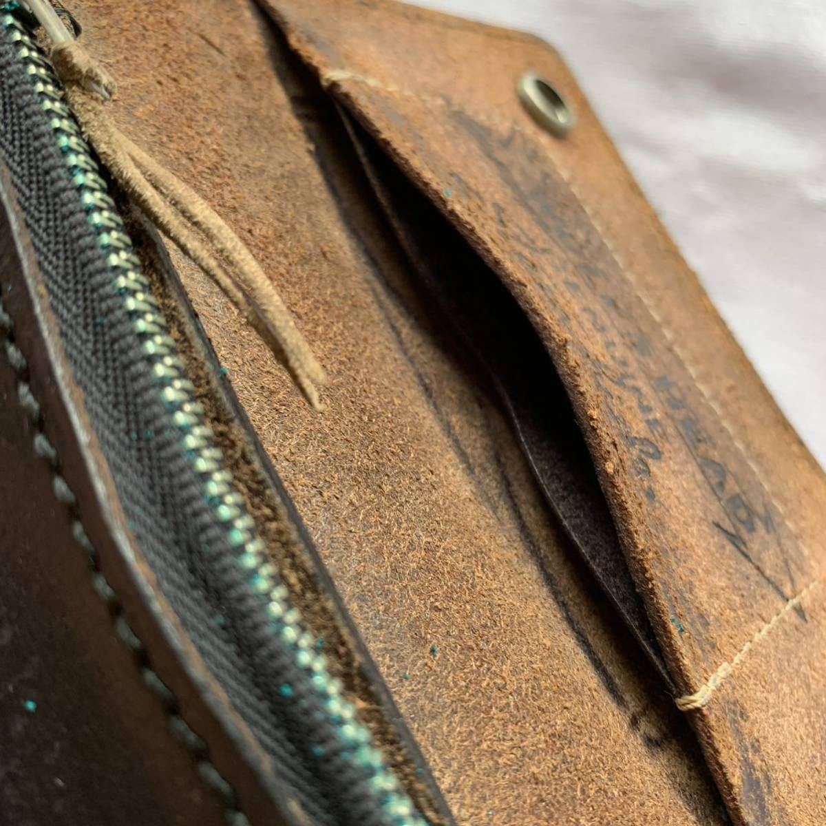 WOLF'S HEAD Leather Studs Wallet ウルフズヘッド レザー スタッズ