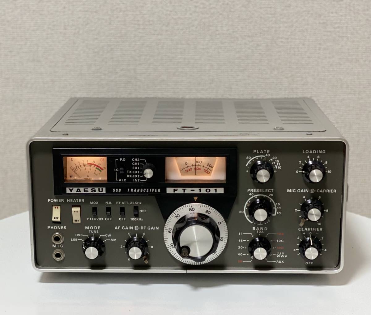 Yahoo!オークション - Yaesu FT-101 初期型 ジャンク FT101 ヤエス 八