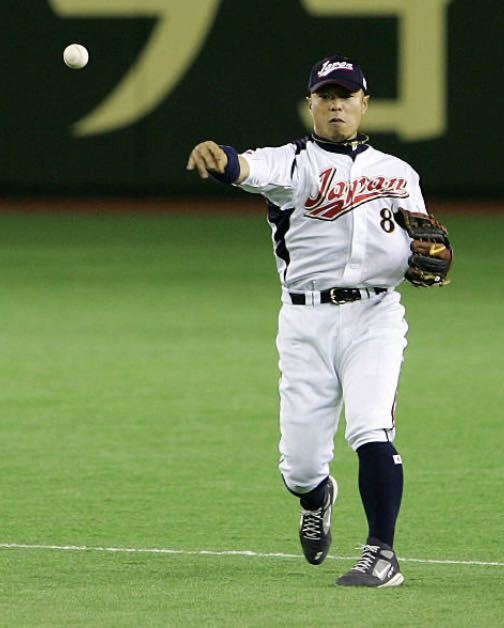 送料無料 即決 2009WBC日本代表ユニフォーム 岩村明憲選手モデル 世界