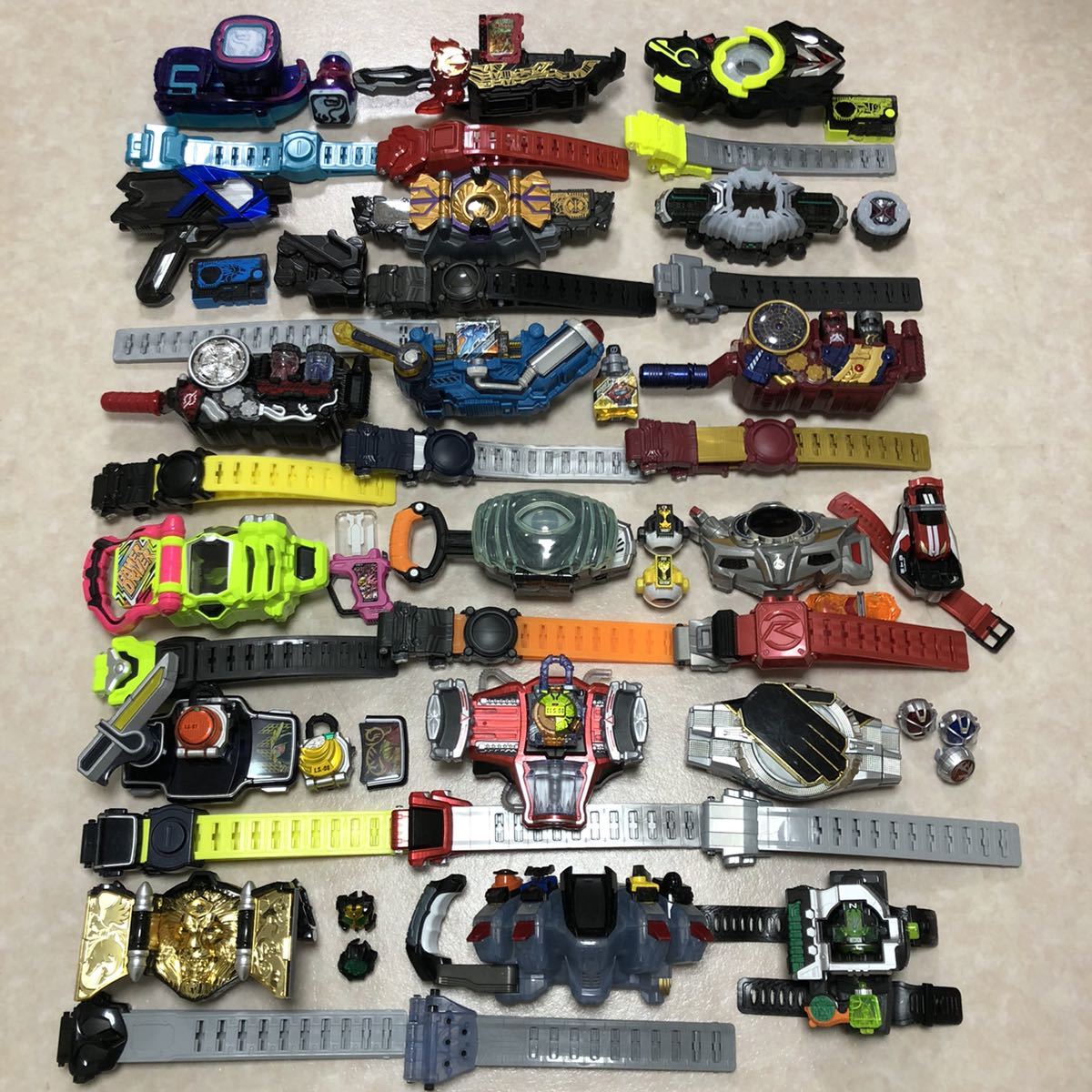 Yahoo!オークション - 1円～仮面ライダー DX版変身ベルト+付属品まとめ