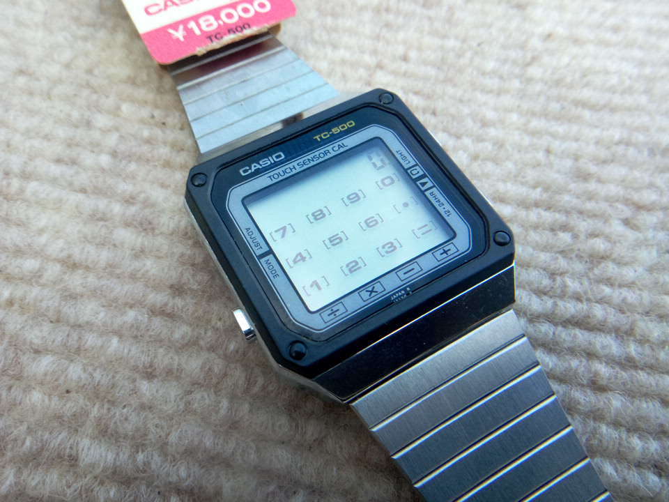 未使用デッドストック CASIO カシオ 80's ビンテージ TC-500 タッチ