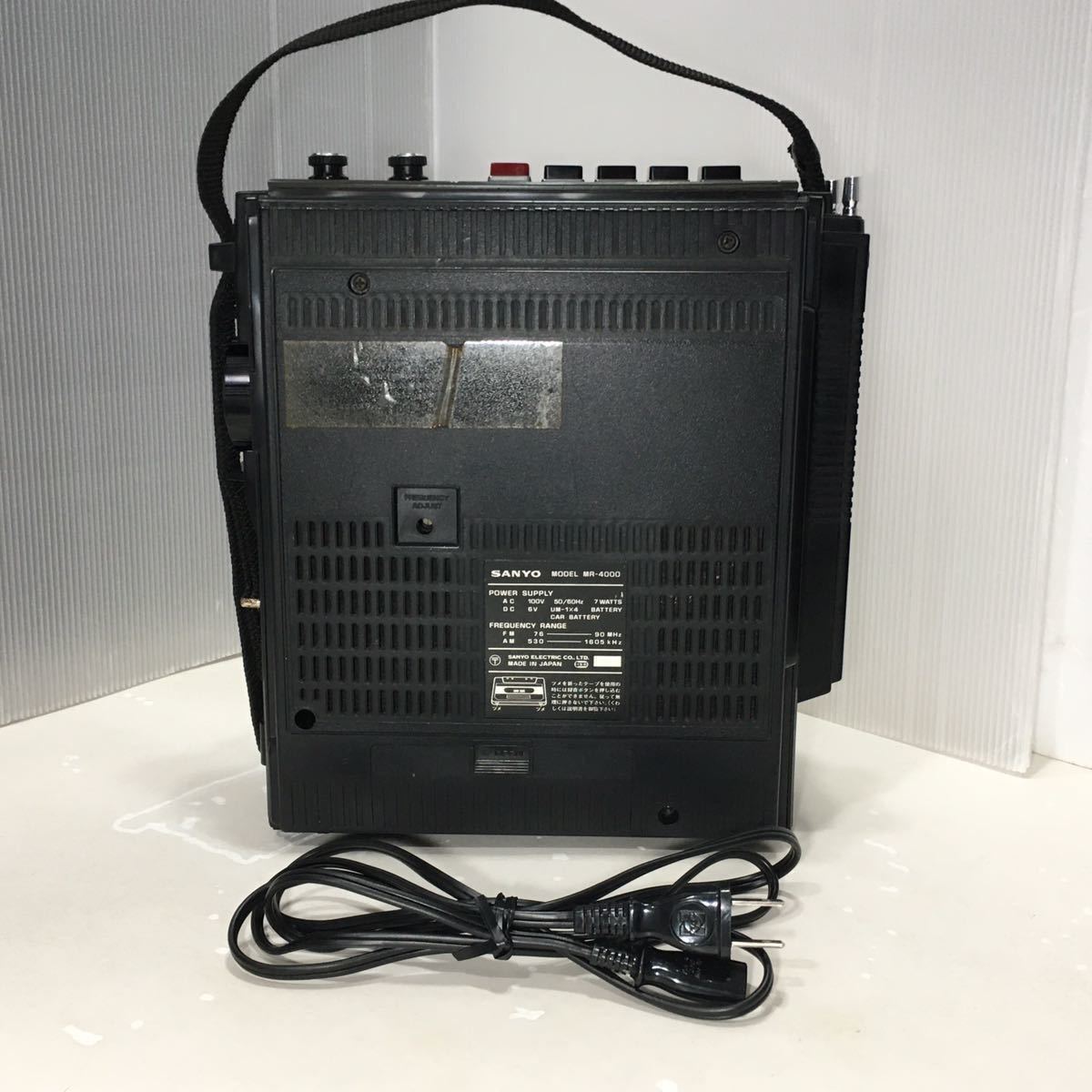 Yahoo!オークション - SANYO MR-4000 TRANS WORLD 検索)ラジカセ サン