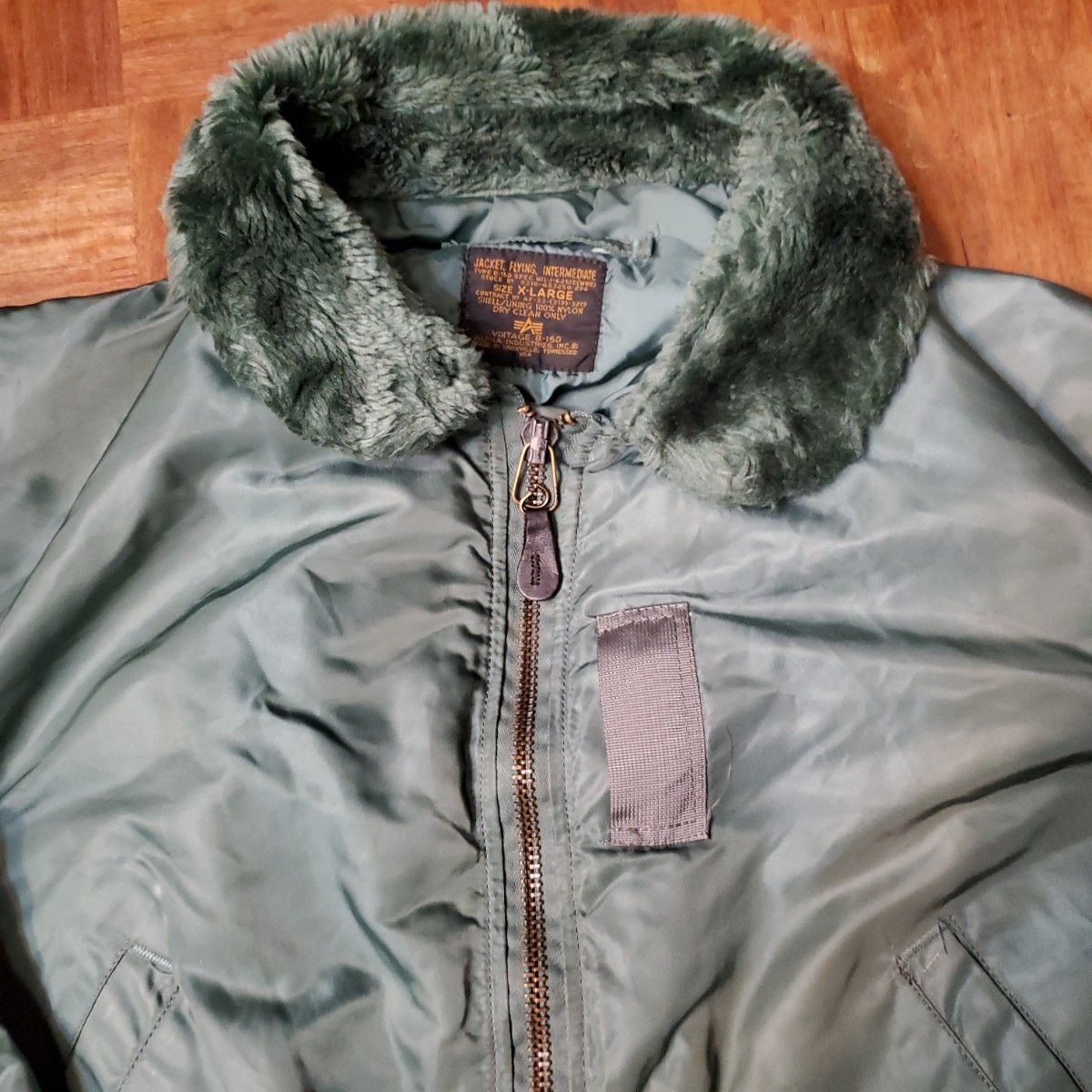 ALPHA INDUSTRIES B-15D ヴィンテージ復刻 フライトジャケット USA製