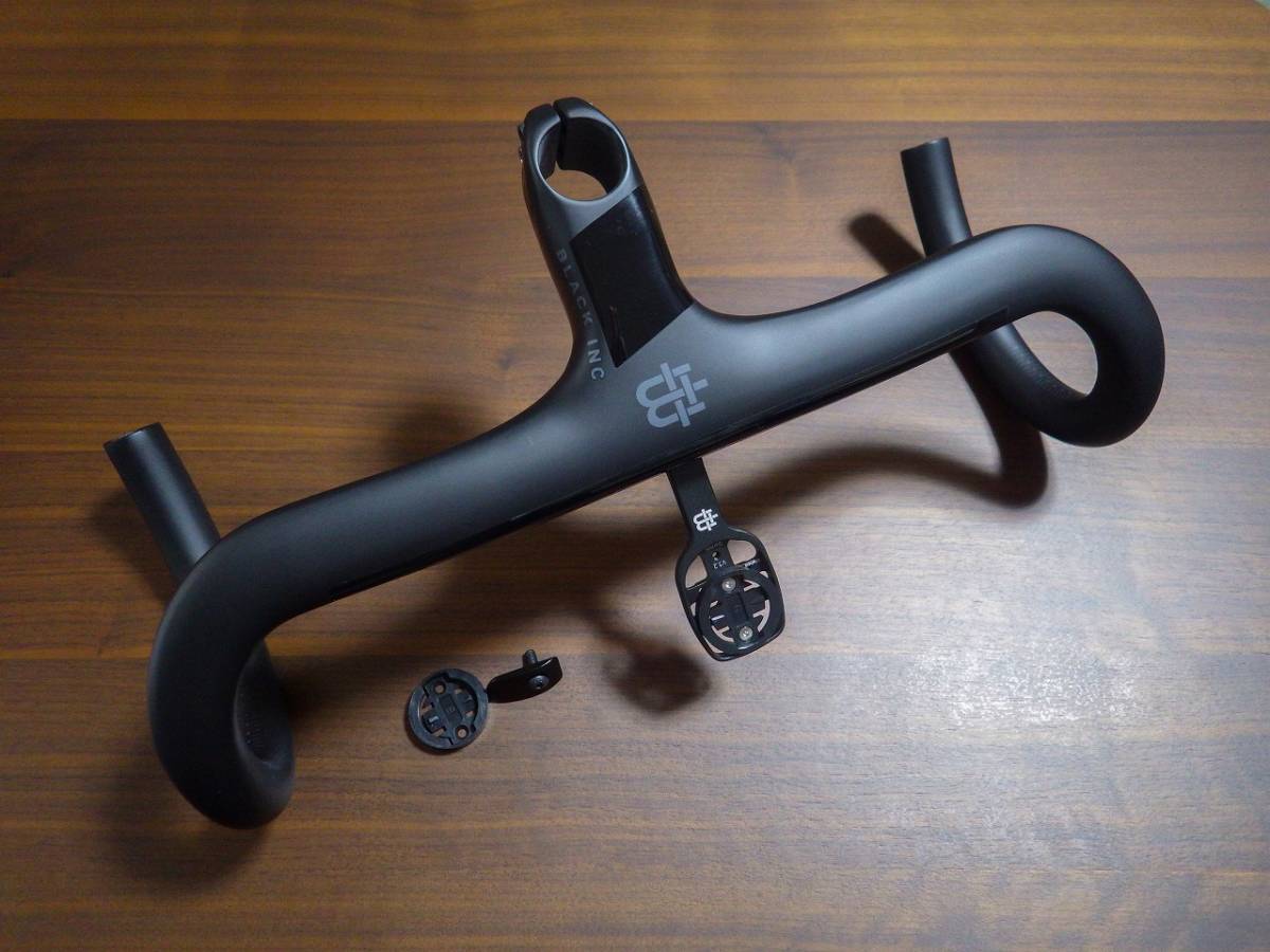 BLACK INC ステム一体型カーボンハンドル 400mm/100mm BLACK INC 一