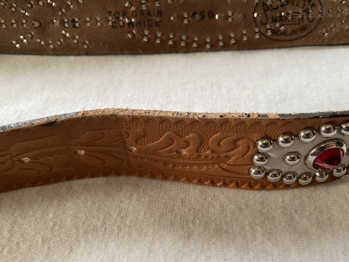 Yahoo!オークション - ace western belts スタッズベルト 検 htc アメ
