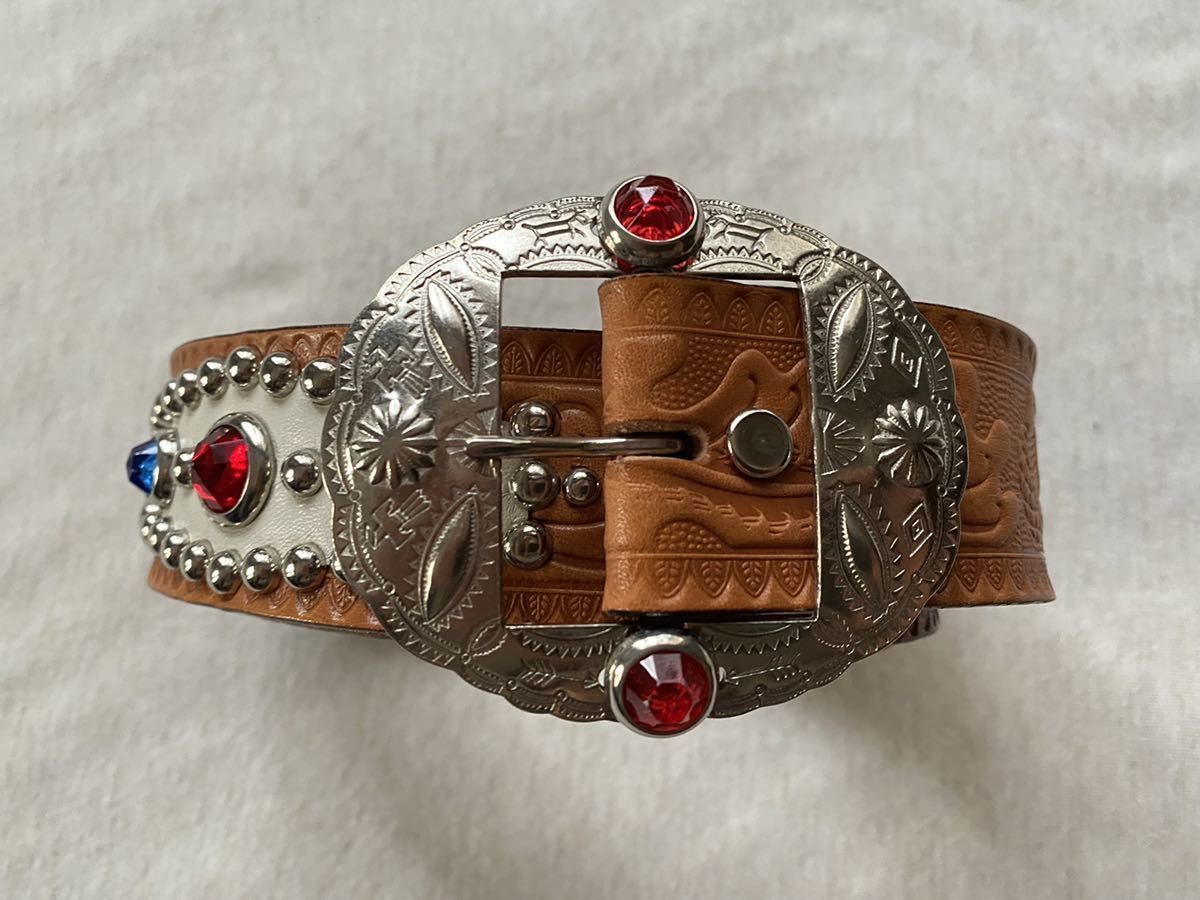 Yahoo!オークション - ace western belts スタッズベルト 検 htc アメ