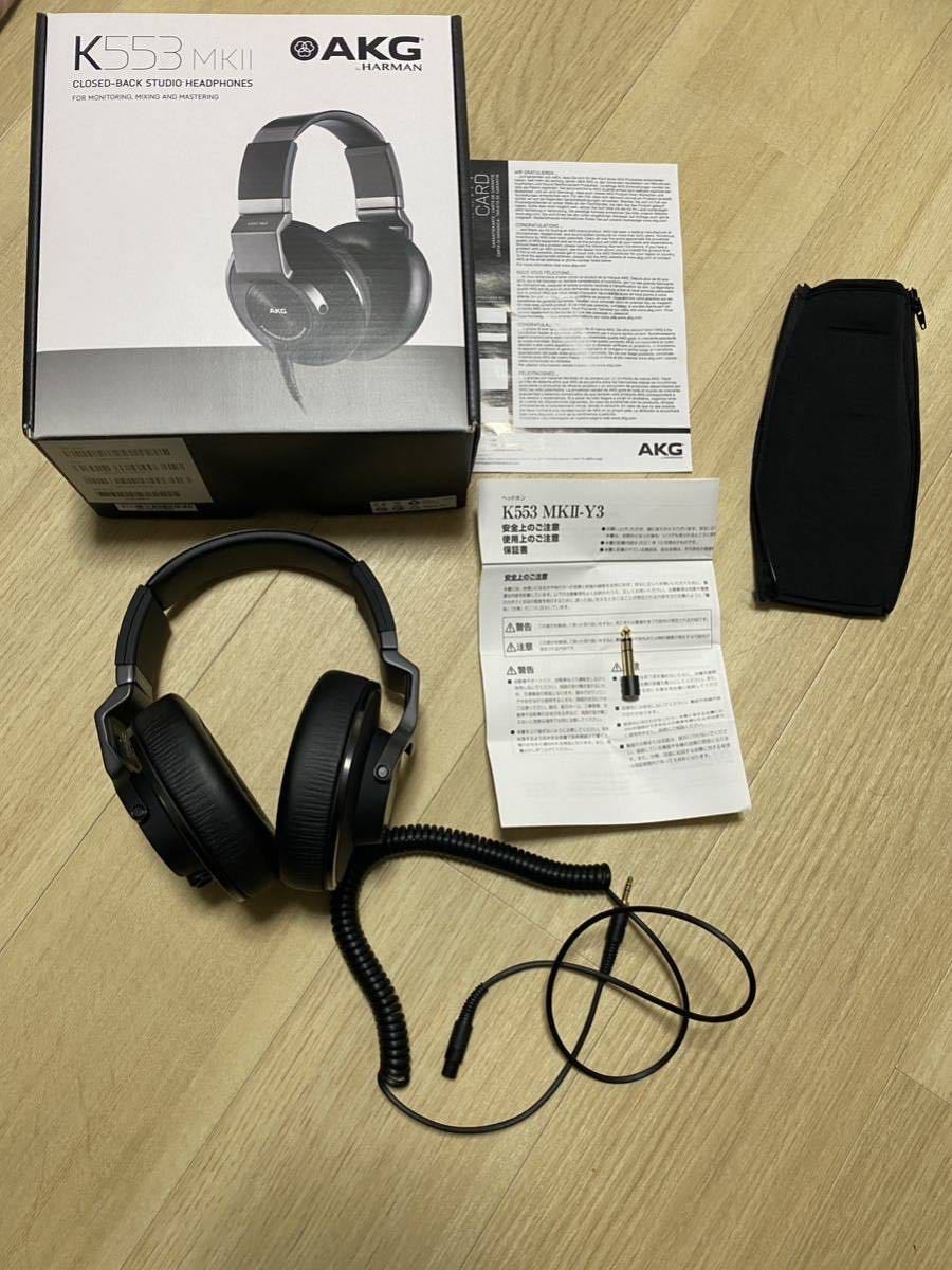 Yahoo!オークション - AKG K553 MKII-Y3 密閉型ヘッドフォン 中古 おま