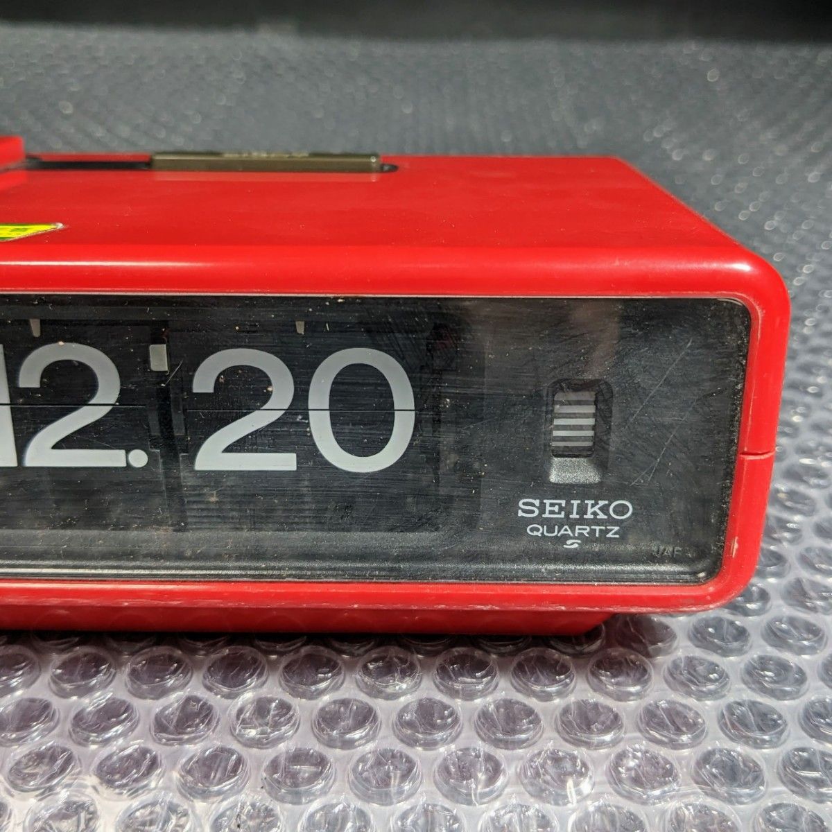 動作品レア 昭和レトロSEIKOセイコー QN 407R クオーツ パタパタ時計