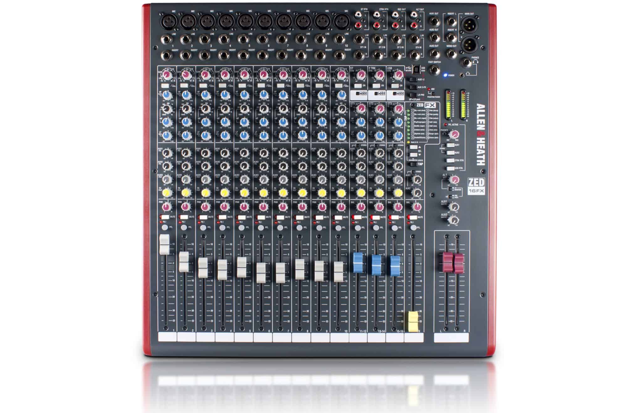 Mengtafel A&H Z16FX mixer Huren - Audio Utrecht