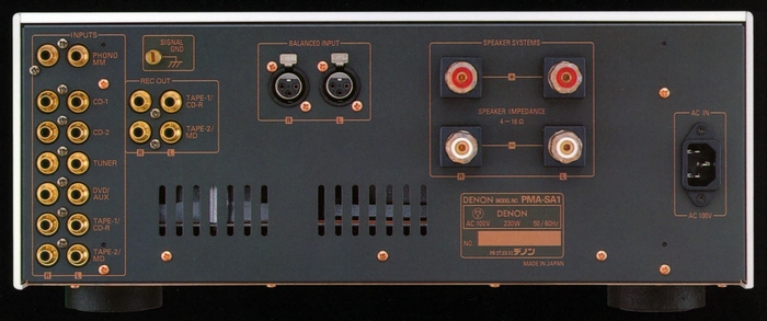 DENON PMA-SA1の仕様 デノン/デンオン