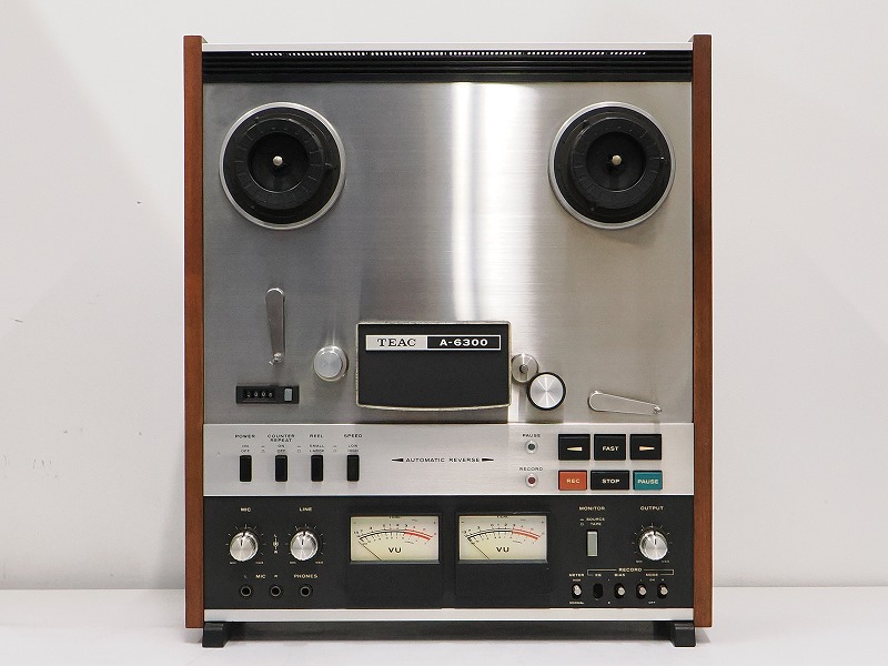 TEAC A-6300 オープンリールデッキ 60Hz仕様 10号リールテープ2本付