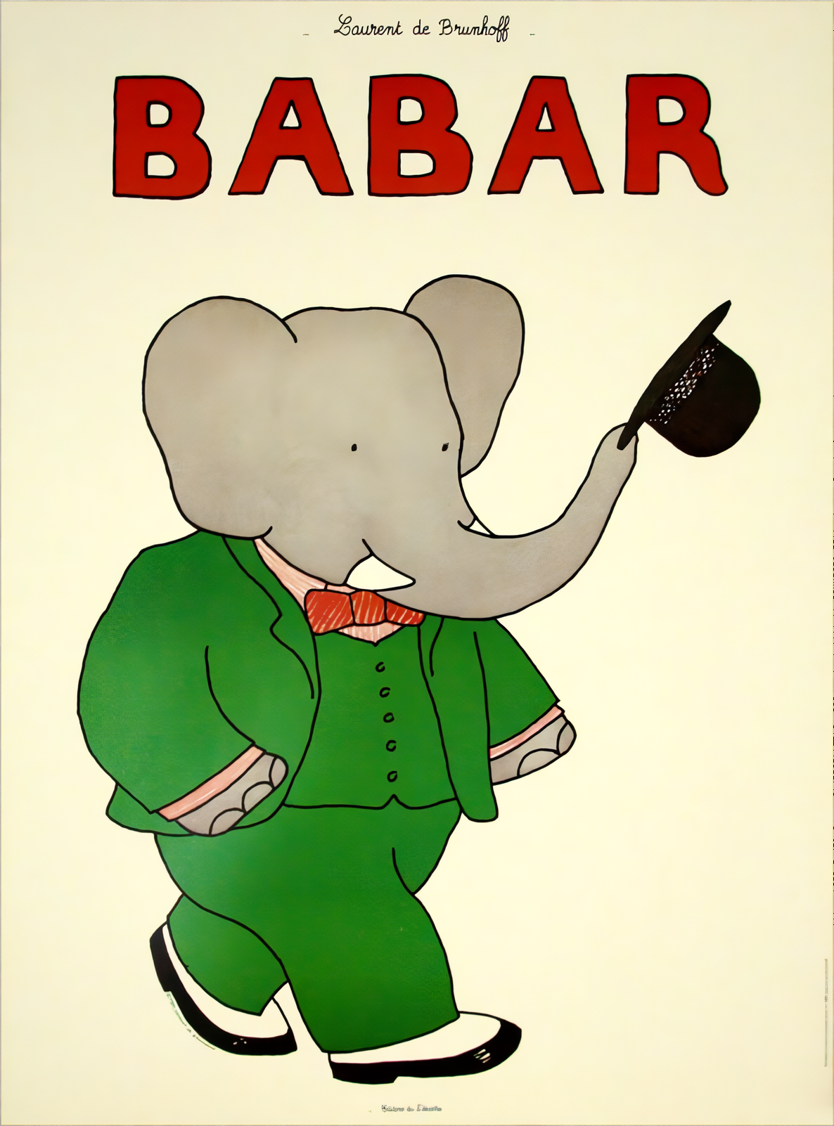 ジャン・ド・ブリュノフとババール: 色彩と物語の融合 | az-poster blog