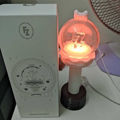 FRUITS ZIPPER OFFICIAL FAN LIGHT 2個セット FRUITS ZIPPER OFFICIAL
