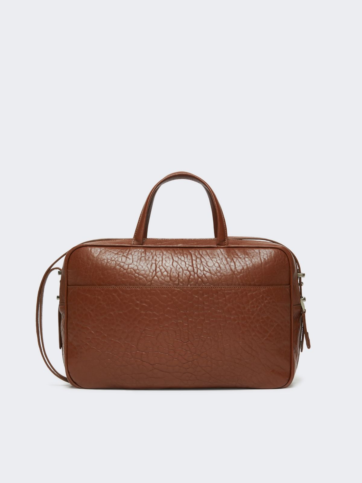 Large nappa leather Boston bag, tobacco | Weekend Max Mara