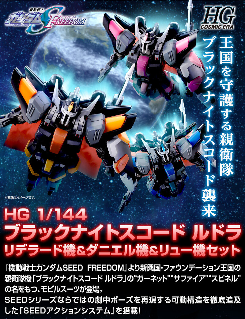 HG 1/144 ブラックナイトスコードルドラ リデラード機&ダニエル機